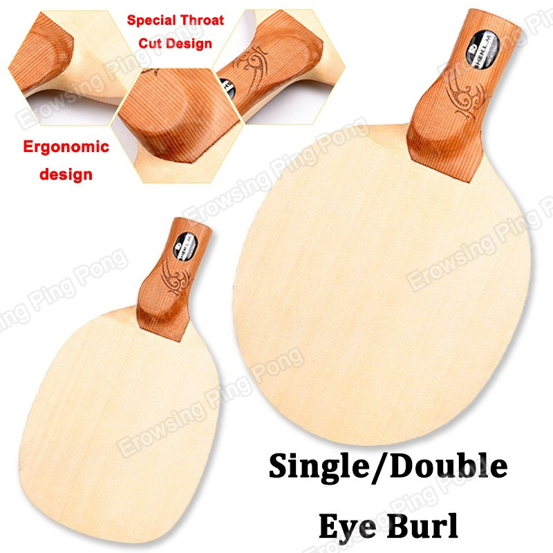 Table Tennis In Japanese - 1-lagiges Hinoki Tischtennisschlägerholz Chinesischer/Japanischer Penhold Tischtennisschläger