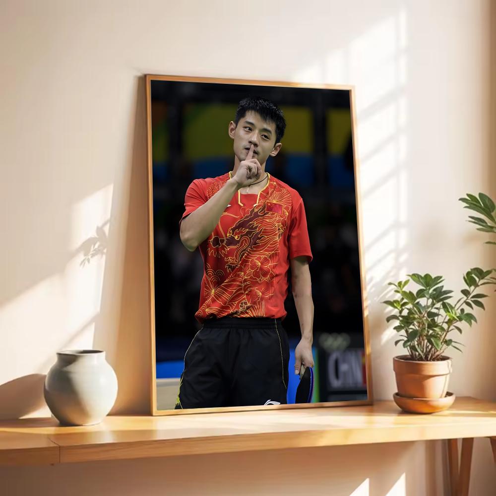 Tischtennis Zhang Jike Poster, – Table Tennis Zhang Jike Bewertung und Preis