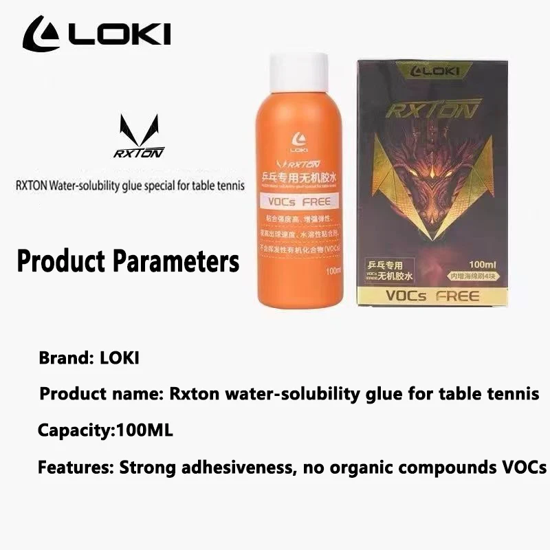 LOKI Wasserbasierter Kleber 10 – Table Tennis Loki Bewertung und Preis