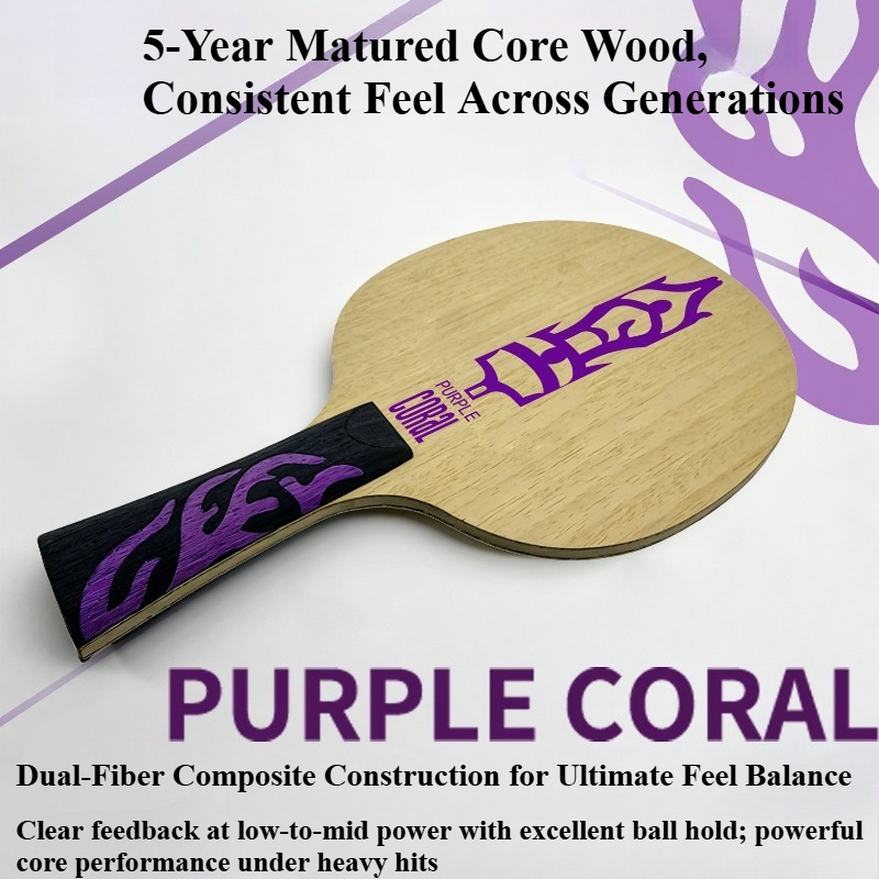 Meteor Purple Coral Tischtenni – Table Tennis Racket Bewertung und Preis