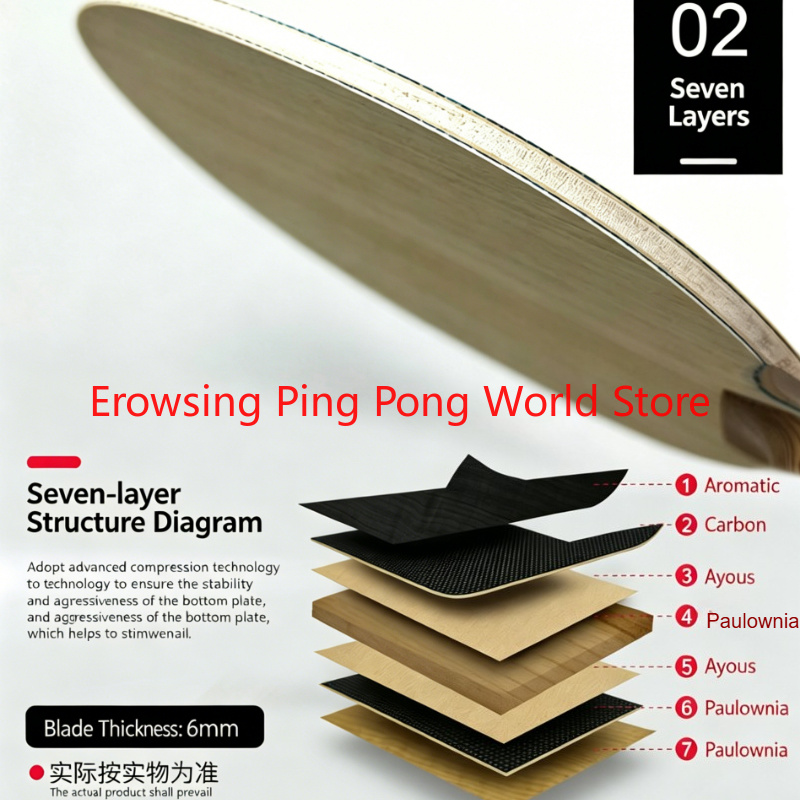 Shenlong Wood ALC Carbon Tisch – Table Tennis In Japanese Bewertung und Preis
